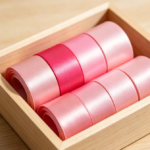Large wide double-sided solid color satin ribbon set, gift box packaging, handmade hair accessories, DIY floral binding and decorative ribbons