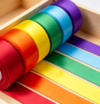 Multi-colored bulk double-sided solid color satin ribbons, invitation binding, flower wrapping, wedding decorations, handmade bow ribbons