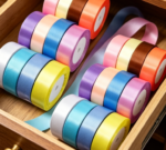 Large Capacity Multi-Color Single-Sided Satin Ribbon, Whole Box Pack, Christmas Wedding Gift Box Bundling, Party Floral Handmade Decorative Ribbon