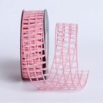 Solid color mesh floral binding ribbon, handmade headband flower gift box packaging sewing accessories decorative mesh ribbon