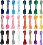 Ultra-Fine Double-Sided Multi-Color Satin Ribbon Bulk Christmas Ornaments Sewing Hair Accessories DIY Gift Box Flower Bundling Decorative Ribbon