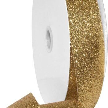 Glitter metallic texture fabric ribbon, floral arrangement gift box binding handmade jewelry DIY decorative ribbon